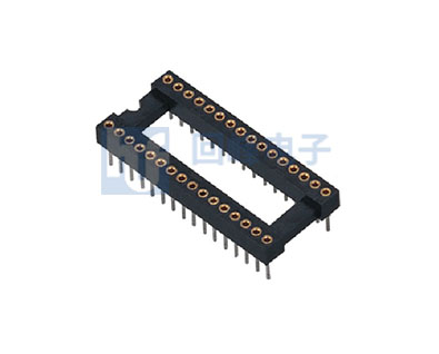 1.778MM H=3.0 15.24排间距 圆孔IC母座