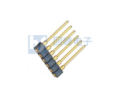 2.54MM 单排 S/T 端子长：10.3MM 圆孔排母